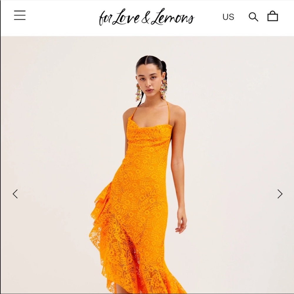For Love and Lemons Carmela Flower Earrings - Picture 6 of 13